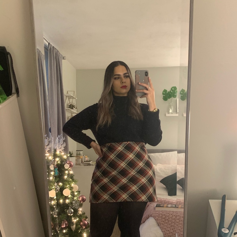 Plaid skirt
